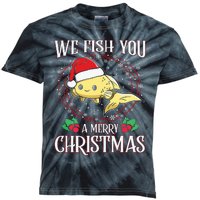 Aquarium Lover Tropical We Fish You A Merry Christmas Kids Tie-Dye T-Shirt