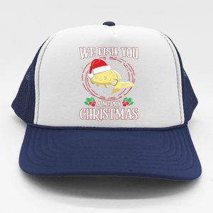 Aquarium Lover Tropical We Fish You A Merry Christmas Trucker Hat