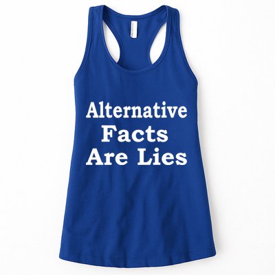 Alternative Facts Are Lies Donald Trump Womens Tank Top