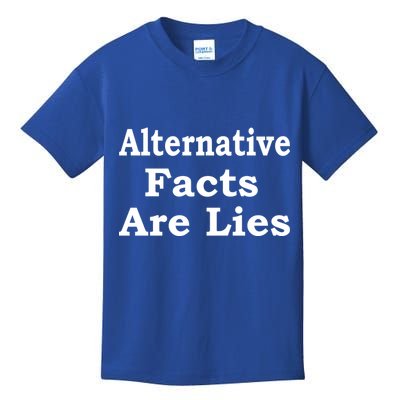 Alternative Facts Are Lies Donald Trump Kids T-Shirt