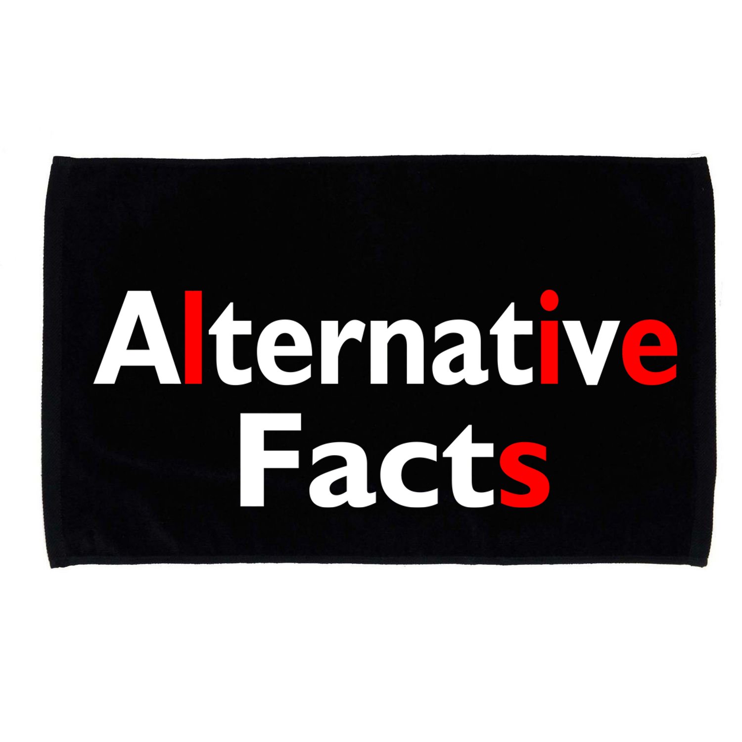Alternative Facts Lies Microfiber Hand Towel
