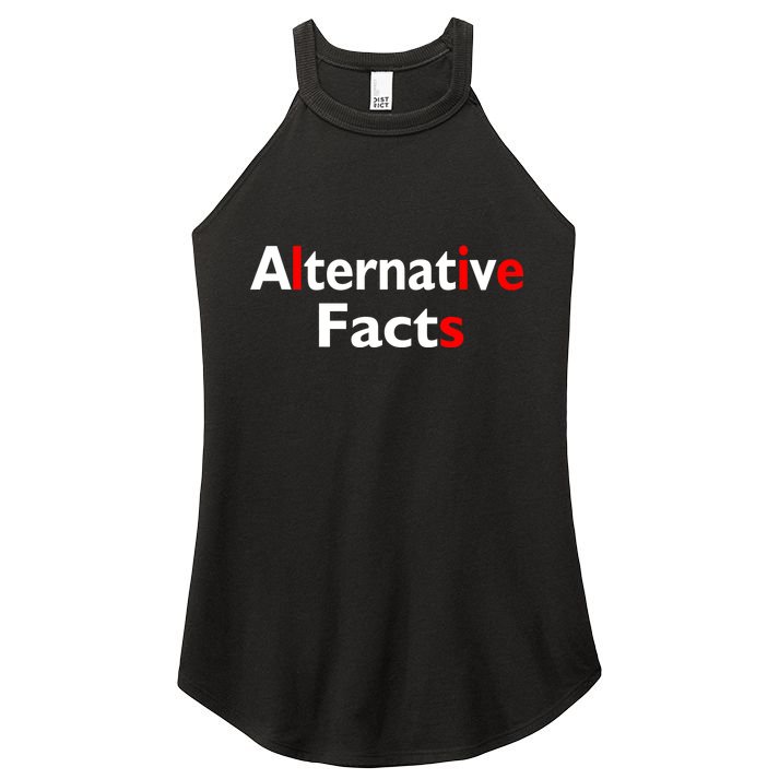 Alternative Facts Lies Women's Perfect Tri Rocker Tank