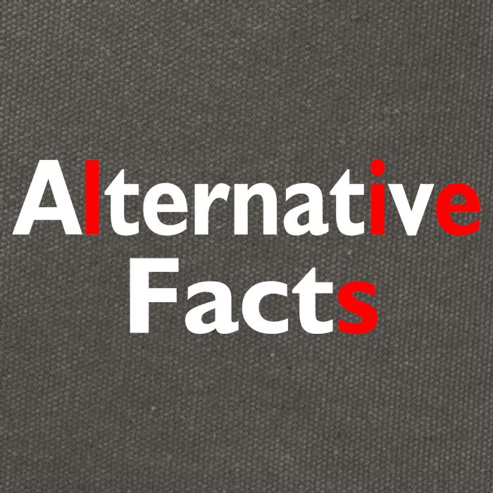 Alternative Facts Lies Cotton Canvas Backpack