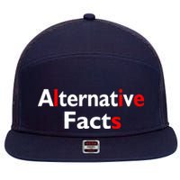 Alternative Facts Lies 7 Panel Mesh Trucker Snapback Hat