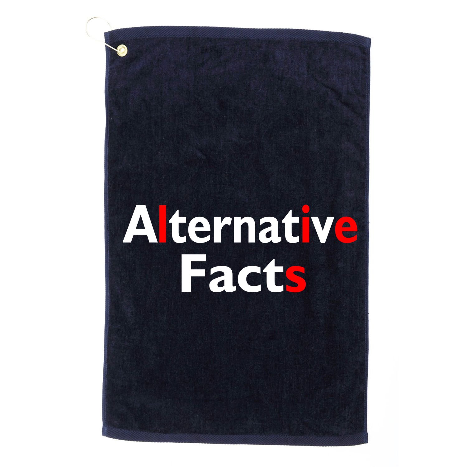 Alternative Facts Lies Golf Towel