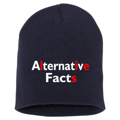 Alternative Facts Lies Short Acrylic Beanie