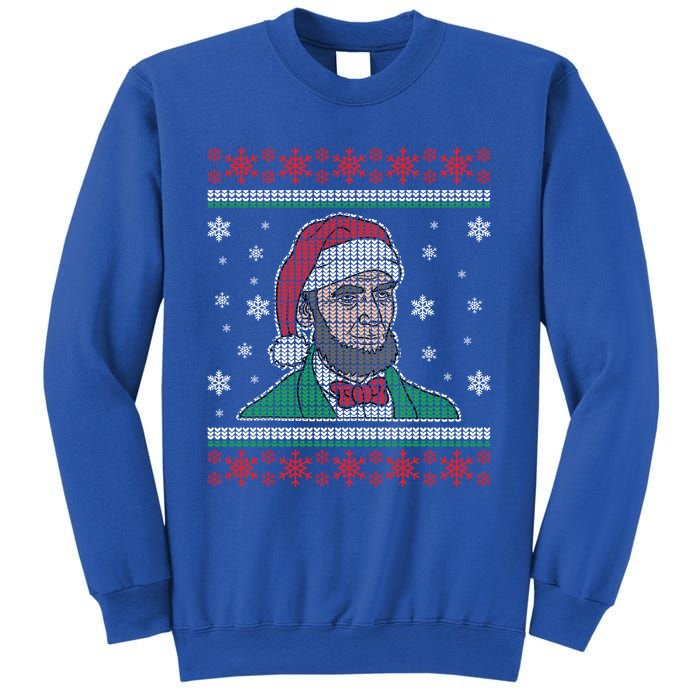 Abe Lincoln Usa President Santa Claus Ugly Christmas Sweater Great Gift Sweatshirt