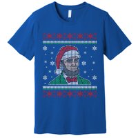 Abe Lincoln Usa President Santa Claus Ugly Christmas Sweater Great Gift Premium T-Shirt