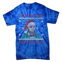 Abe Lincoln Usa President Santa Claus Ugly Christmas Sweater Great Gift Tie-Dye T-Shirt