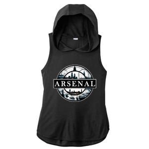 Arsenal London Uk Souvenir Landmark England Ladies PosiCharge Tri-Blend Wicking Draft Hoodie Tank