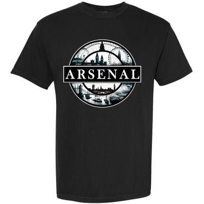 Arsenal London Uk Souvenir Landmark England Garment-Dyed Heavyweight T-Shirt