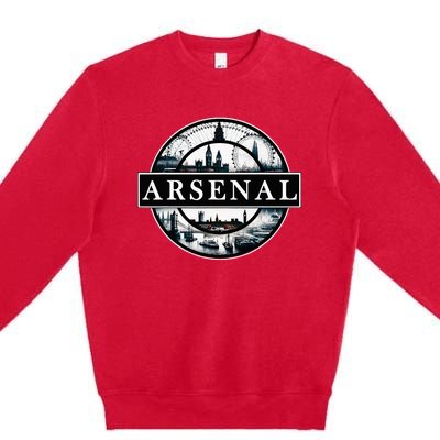 Arsenal London Uk Souvenir Landmark England Premium Crewneck Sweatshirt