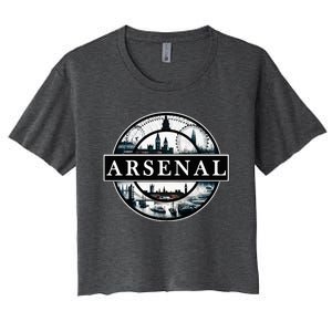 Arsenal London Uk Souvenir Landmark England Women's Crop Top Tee