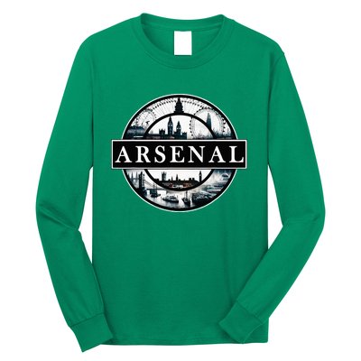 Arsenal London Uk Souvenir Landmark England Long Sleeve Shirt