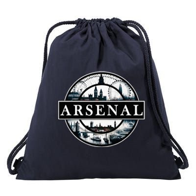 Arsenal London Uk Souvenir Landmark England Drawstring Bag