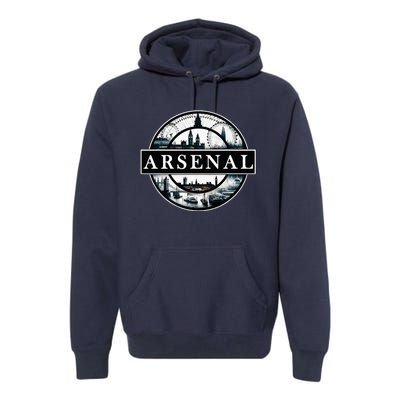 Arsenal London Uk Souvenir Landmark England Premium Hoodie