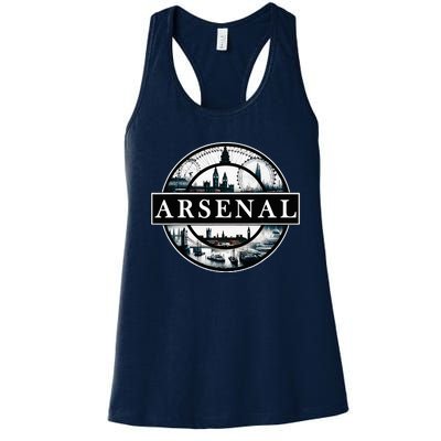 Arsenal London Uk Souvenir Landmark England Women's Racerback Tank