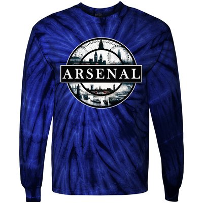 Arsenal London Uk Souvenir Landmark England Tie-Dye Long Sleeve Shirt