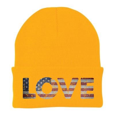 America Love Us Flag Love America Style I Love Usa Funny Gift Knit Cap Winter Beanie