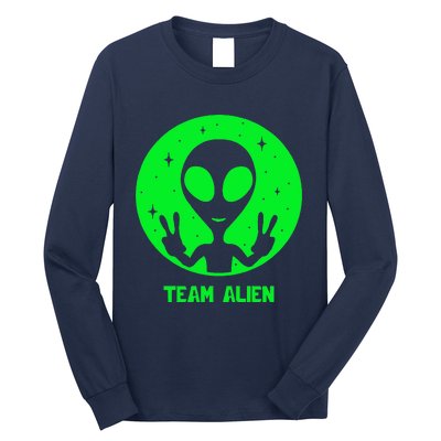 Alien Lover Ufo Abduction Team Alien Long Sleeve Shirt