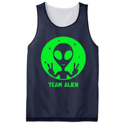 Alien Lover Ufo Abduction Team Alien Mesh Reversible Basketball Jersey Tank