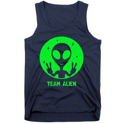 Alien Lover Ufo Abduction Team Alien Tank Top