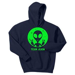 Alien Lover Ufo Abduction Team Alien Kids Hoodie