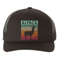 Alpaca Lover Vintrage Retro Llama Yupoong Adult 5-Panel Trucker Hat