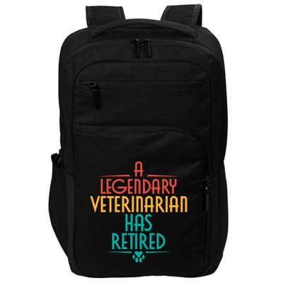 A Legendary Veterinarian Has Retired Retirement Veterinary Impact Tech Backpack