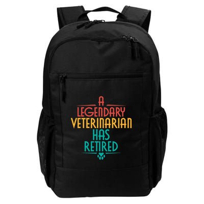 A Legendary Veterinarian Has Retired Retirement Veterinary Backpack
