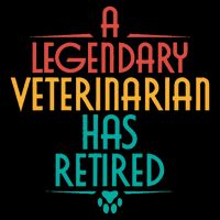 A Legendary Veterinarian Has Retired Retirement Veterinary Sustainable Bucket Hat
