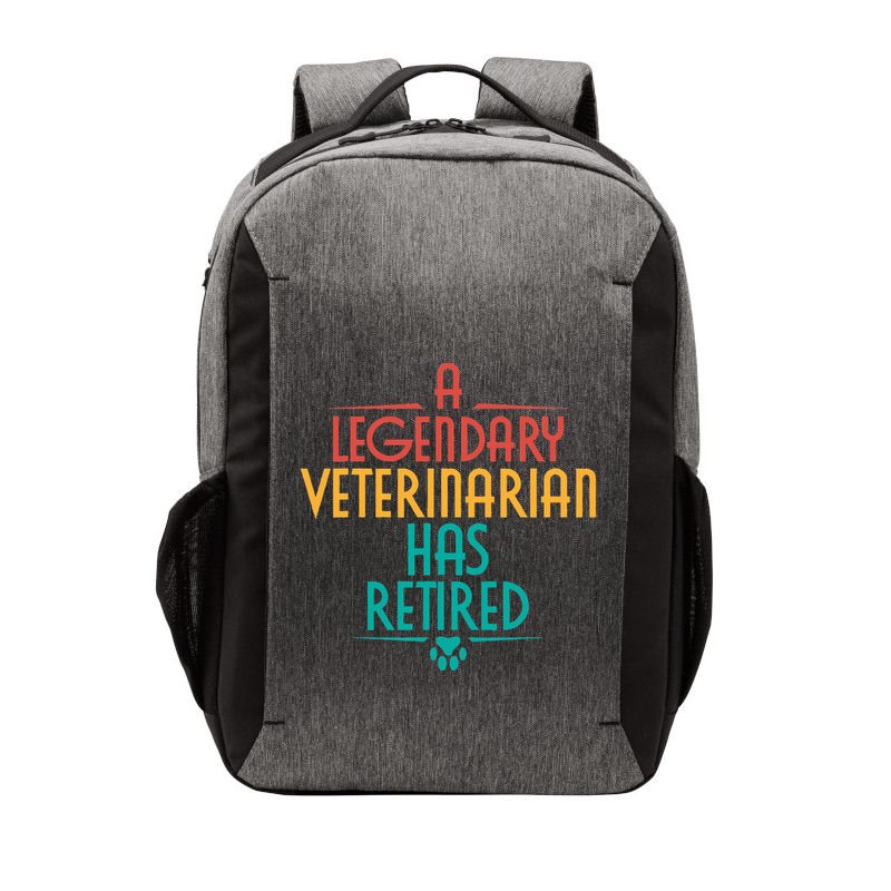 A Legendary Veterinarian Has Retired Retirement Veterinary Vector Backpack