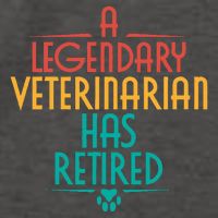 A Legendary Veterinarian Has Retired Retirement Veterinary Vector Backpack