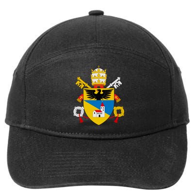Amoris Laetitia Vatican City Coat Of Arms Of Pope Francis Papal Coats Of Arms U 7-Panel Snapback Hat