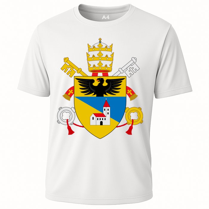 Amoris Laetitia Vatican City Coat Of Arms Of Pope Francis Papal Coats Of Arms U Cooling Performance Crew T-Shirt