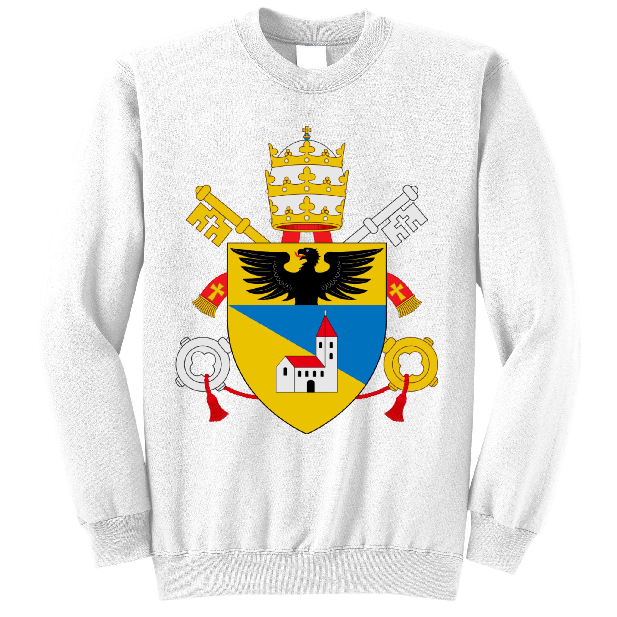 Amoris Laetitia Vatican City Coat Of Arms Of Pope Francis Papal Coats Of Arms U Sweatshirt