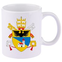 Amoris Laetitia Vatican City Coat Of Arms Of Pope Francis Papal Coats Of Arms U 11oz C Handle Ceramic Mug
