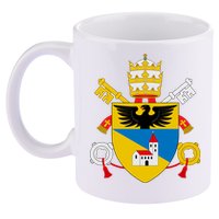 Amoris Laetitia Vatican City Coat Of Arms Of Pope Francis Papal Coats Of Arms U 11oz C Handle Ceramic Mug