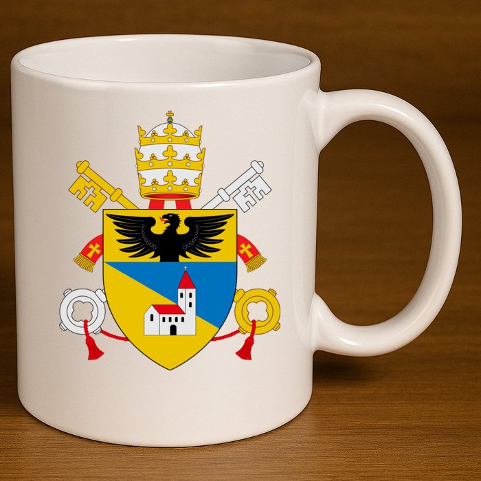 Amoris Laetitia Vatican City Coat Of Arms Of Pope Francis Papal Coats Of Arms U 11oz C Handle Ceramic Mug