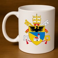 Amoris Laetitia Vatican City Coat Of Arms Of Pope Francis Papal Coats Of Arms U 11oz C Handle Ceramic Mug