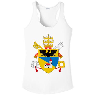 Amoris Laetitia Vatican City Coat Of Arms Of Pope Francis Papal Coats Of Arms U Ladies PosiCharge Competitor Racerback Tank