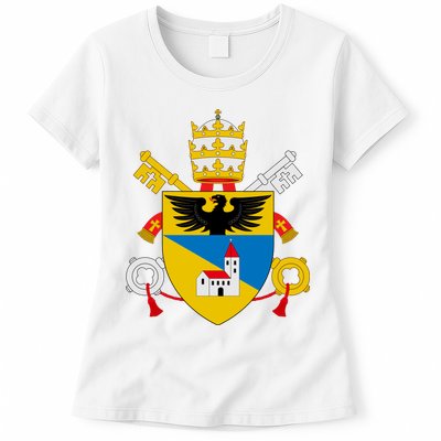 Amoris Laetitia Vatican City Coat Of Arms Of Pope Francis Papal Coats Of Arms U Womens T-Shirt