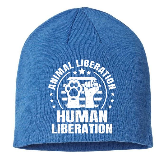 Animal Liberation Vegeterian Vegan Cute Gift Sustainable Beanie