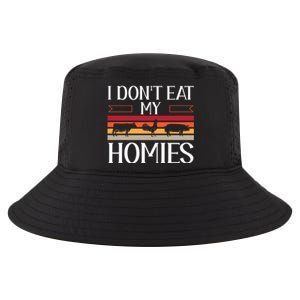 Animal Love Vegetarian Vegan I Don't Eat My Homies Gift Cool Comfort Performance Bucket Hat