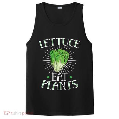 Animal Love Vegetarian Vegan Lettuce Eat Plants Cool Gift PosiCharge Competitor Tank