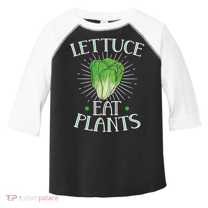 Animal Love Vegetarian Vegan Lettuce Eat Plants Cool Gift Toddler Fine Jersey T-Shirt