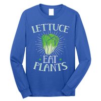 Animal Love Vegetarian Vegan Lettuce Eat Plants Cool Gift Long Sleeve Shirt