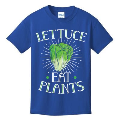 Animal Love Vegetarian Vegan Lettuce Eat Plants Cool Gift Kids T-Shirt