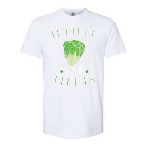 Animal Love Vegetarian Vegan Lettuce Eat Plants Cool Gift Softstyle CVC T-Shirt