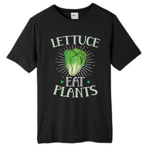 Animal Love Vegetarian Vegan Lettuce Eat Plants Meaningful Gift Tall Fusion ChromaSoft Performance T-Shirt